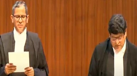 உச்ச நீதிமன்றத்தில் 2 புதிய நீதிபதிகள் பதவியேற்பு