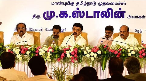 கோவை மாவட்டத்திற்கு தனியாக மாஸ்டர் பிளான் தயார் செய்யப்படும்: முதல்வர் ஸ்டாலின்