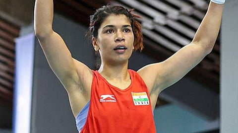 பெண்கள் உலக குத்துச்சண்டை போட்டியில் தங்கம் வென்ற நிகத் சரீனுக்கு முதல்வர் பாராட்டு