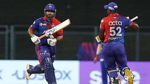 IPL 2022 | ரோவ்மேன் பாவெல், ரிஷப் பண்ட் பொறுப்பான ஆட்டம் - மும்பைக்கு 160 ரன்கள் இலக்கு