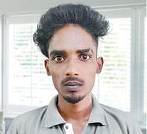 கைதான தமிழரசன்.