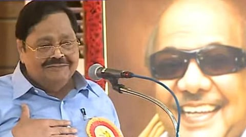 “கருணாநிதி சிலையைப் பார்த்தவுடன் நெஞ்சம் உருகிவிட்டது” - துரைமுருகன்