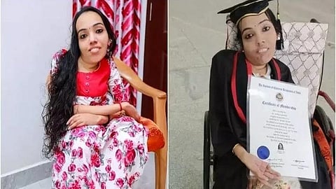 முதுகு தண்டுவட நோய் பாதிப்புடன் சி.ஏ. முடித்து சாதித்த கேரள பெண் மரணம்