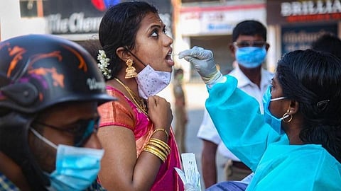 இந்தியாவில் அன்றாட கரோனா பாதிப்பு 5000ஐ கடந்தது