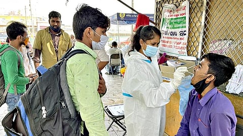 இந்தியாவில் 8000-ஐ கடந்தது தினசரி கரோனா பாதிப்பு