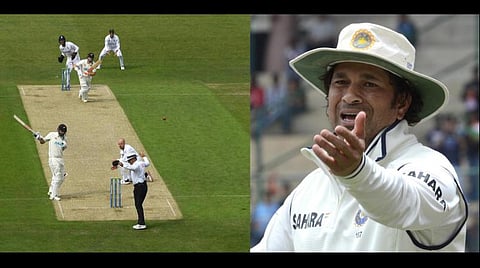 கல்லி கிரிக்கெட்டில் நான்-ஸ்ட்ரைக்கர் தான் ‘அவுட்’ - வித்தியாசமாக அவுட்டான நிக்கோல்ஸ் வீடியோவை பகிர்ந்த சச்சின்