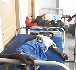 வாந்தி, மயக்கம் அடைந்த வர்களில் மேலிருப்பு கிராமத்தைச் சேர்ந்தவர்கள் பண்ருட்டி அரசு மருத்துவமனையில் சிகிச்சை பெற்றனர்.