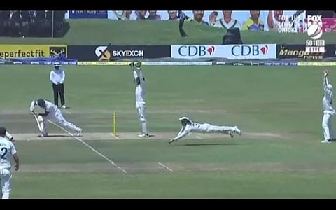 SL vs AUS | LBW அப்பீல் செய்த ஆஸி. வீரர்கள்: தாவி கேட்ச் பிடித்த வார்னர்