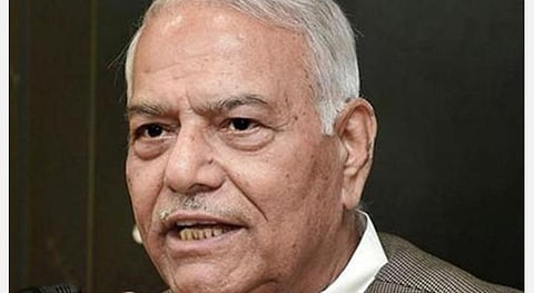 காங்கிரஸ் கூட்டணியின் குடியரசுத் தலைவர் வேட்பாளர் யஷ்வந்த் சின்ஹா.