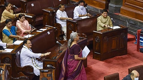 மாநிலங்களவைக்கு தேர்ந்தெடுக்கப்பட்ட நிர்மலா சீதாராமன் உட்பட 27 பேர் எம்.பி.க்களாக பதவியேற்பு