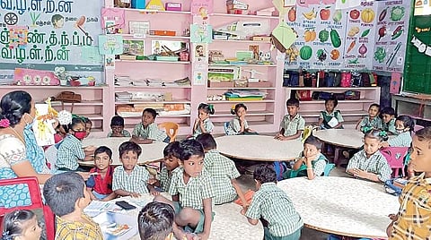 தனியார் பள்ளியை மிஞ்சும் அரசு பள்ளி: கண்காணிப்பு கேமரா என அனைத்து வசதிகளுடன் அசத்தல்