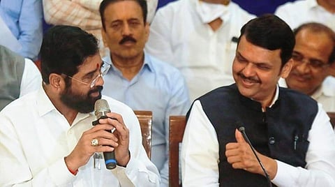 “கனத்த இதயத்துடன் ஷிண்டேவை முதல்வராக்க முடிவு செய்தோம்” - மகாராஷ்டிரா பாஜக தலைவர் பேச்சு