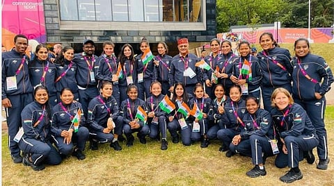 இந்திய மகளிர் ஹாக்கி அணி.