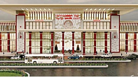 மறு சீரமைப்பு பணிக்காக, பரிந்துரை செய்யப்பட்ட எழும்பூர் நிலையத்தின் மாதிரி.