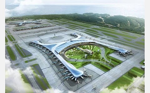 புதிய விமான நிலையம் மாதிரிப் படம் ( மாற்றங்களுக்கு உட்பட்டது)