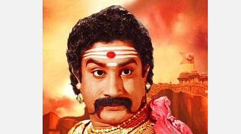 கட்டபொம்மன் வேடத்தில் நடிகர் சிவாஜிகணேசன்