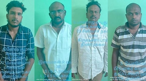 திண்டுக்கல் | சுவாமி சிலைகளைத் திருடி ரூ.12 கோடிக்கு விற்க முயன்ற 4 பேர் கைது