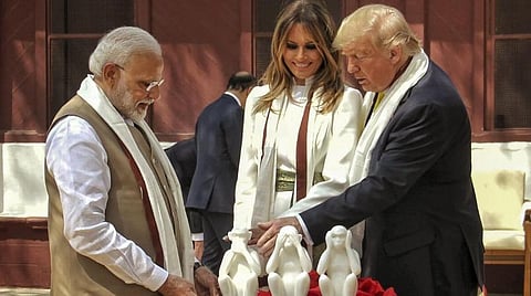 ட்ரம்ப்பின் 36 மணிநேர இந்திய பயணத்துக்கு ரூ.38 லட்சம் செலவு - ஆர்டிஐ கேள்விக்கு மத்திய அரசு பதில்