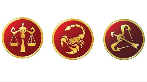 துலாம், விருச்சிகம், தனுசு ராசிகளுக்கு இந்த வாரம் எப்படி? | பலன்கள் @ ஆக.24 வரை