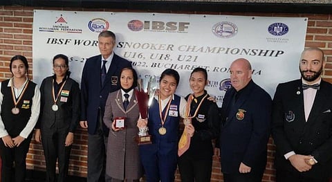 ஸ்னூக்கர் போட்டியில் இந்தியாவுக்கு 2 பதக்கம்