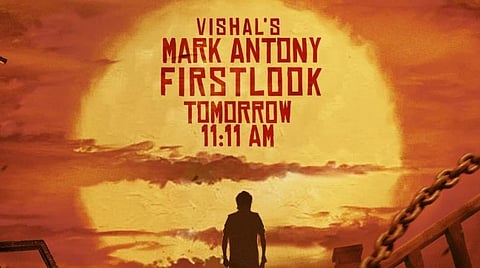 விஷாலின் மார்க் ஆண்டனி ஃபர்ஸ்ட் லுக் நாளை வெளியீடு