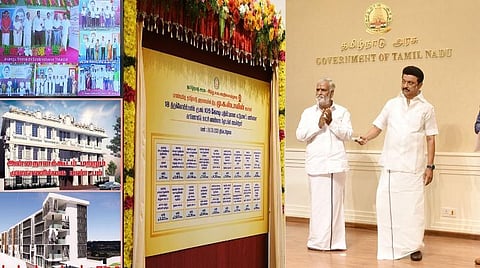 தமிழகத்தில் பிரசித்தி பெற்ற 18 கோயில்களில் ரூ.105 கோடியில் புதிய திட்டப் பணிகள் தொடக்கம் - முதல்வர் தொடங்கி வைத்தார்