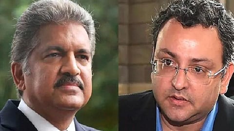 ஆனந்த் மகிந்திரா (இடது), சைரஸ் மிஸ்ட்ரி (வலது) | கோப்புப் படம்.