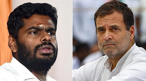 அண்ணாமலை, ராகுல் காந்தி | கோப்புப் படம்.