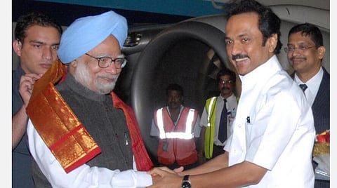 கோப்புப் படம்: முதல்வர் மு.க.ஸ்டாலின் மற்றும் முன்னாள் பிரதமர் மன்மோகன் சிங்