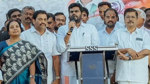 2024ல் தமிழக சட்டப்பேரவைக்கு தேர்தல் நடந்தால், அதற்கு நாங்கள் பொறுப்பல்ல - அண்ணாமலை