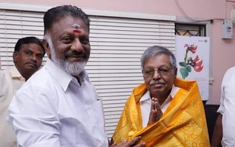 பண்ருட்டி ராமச்சந்திரனுடன் ஓ.பன்னீர்செல்வம் சந்திப்பு: அதிமுக குறித்து ஆலோசனை