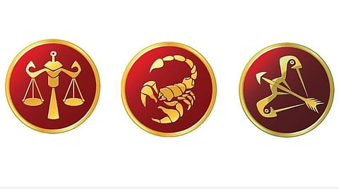 துலாம், விருச்சிகம், தனுசு ராசிகளுக்கு இந்த வாரம் எப்படி? | பலன்கள் @ அக்.5 வரை