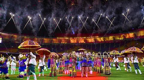 36-வது தேசிய விளையாட்டு போட்டிகளை தொடங்கி வைத்தார் பிரதமர் நரேந்திர மோடி