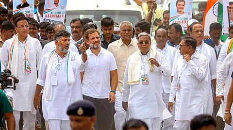 கர்நாடகாவில் ராகுல் காந்தி பாத யாத்திரை