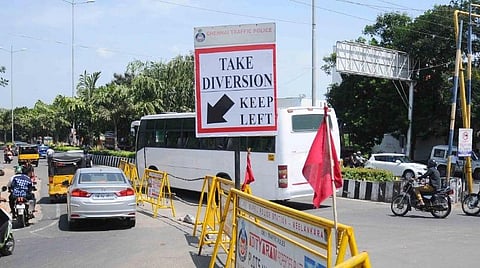போக்குவரத்து மாற்றம் | கோப்புப் படம்