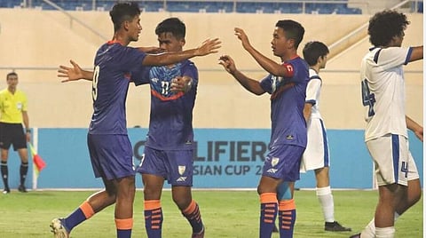 யு-17 கால்பந்தில் இந்தியா வெற்றி