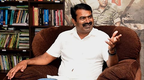 கோப்புப் படம் | நாம் தமிழர் தலைமை ஒருங்கிணைப்பாளர் சீமான்