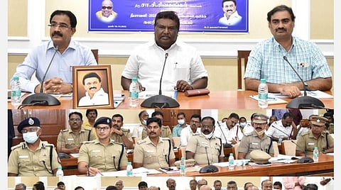 அமைச்சர் தலைமையில் நடைபெற்ற ஆய்வுக் கூட்டம்