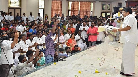 “இந்த நிகழ்வுக்கு வராதீர்கள் என்று தடுக்கிறார்கள்” - மதுரை திமுகவினருக்கு விருந்து வைத்த பழனிவேல் தியாகராஜன் புலம்பல்