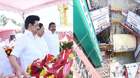 இரண்டாம் கட்ட மெட்ரோ ரயில் திட்டம் | மாதவரத்தில் 1.4 கி.மீ. தொலைவு சுரங்கம் தோண்டும் பணி - முதல்வர் தொடங்கிவைத்தார்