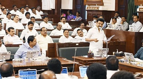 பேரவையில் பேசிய முதல்வர் மு.க.ஸ்டாலின்