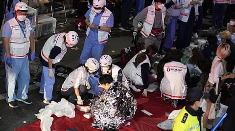 தென் கொரியா: ஹாலோவீன் கொண்டாட்டத்தின்போது கூட்ட நெரிசலில் சிக்கி 151 பேர் உயிரிழப்பு