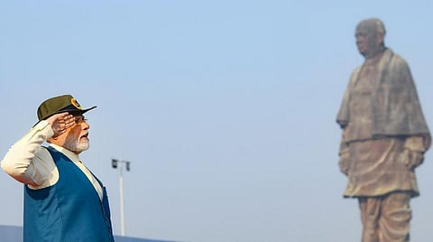 நமது ஒற்றுமையால் எதிரிகளுக்கு கலக்கம் - வல்லபபாய் பிறந்த நாளில் பிரதமர் மோடி பெருமிதம்