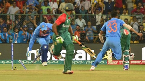 இந்தியா வங்கதேச அணிகள் இடையிலான டி20 போட்டி | கோப்புப்படம்
