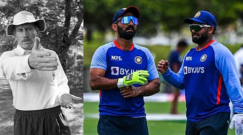 இயன் சாப்பல், தினேஷ் கார்த்திக் மற்றும் ரிஷப் பந்த் | கோப்புப்படம்