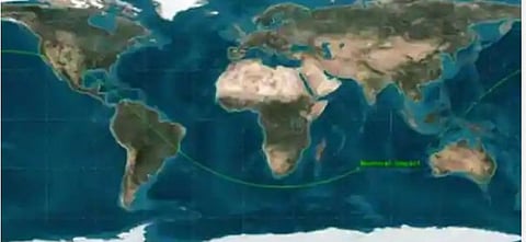 இந்தியாவின் முதல் உளவு செயற்கைக்கோள் ரிசாட்-2: 13.5 ஆண்டு சேவைக்குப்பின் கடலில் விழுந்தது