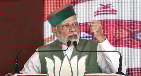 இமாச்சல் தேர்தல் | “பொய் வாக்குறுதிகளைக் கொடுப்பது காங்கிரஸின் வாடிக்கை” - பிரதமர் மோடி