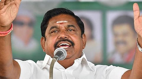 அதிமுக இடைக்கால பொதுச் செயலாளர் பழனிசாமி | கோப்புப்படம்