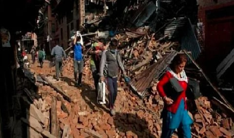 நேபாளத்தில் நிலநடுக்கம்; 6 பேர் பலி: டெல்லி, மணிப்பூரில் நில அதிர்வு