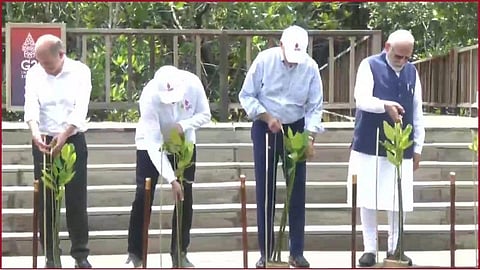 மரம் நடும் தலைவர்கள்